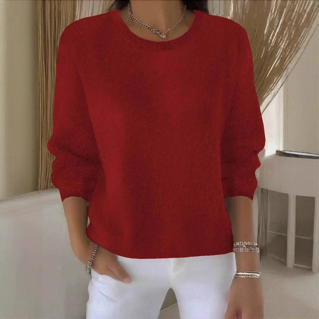 Eleganter und bequemer Damen-Strickpullover für den Alltag