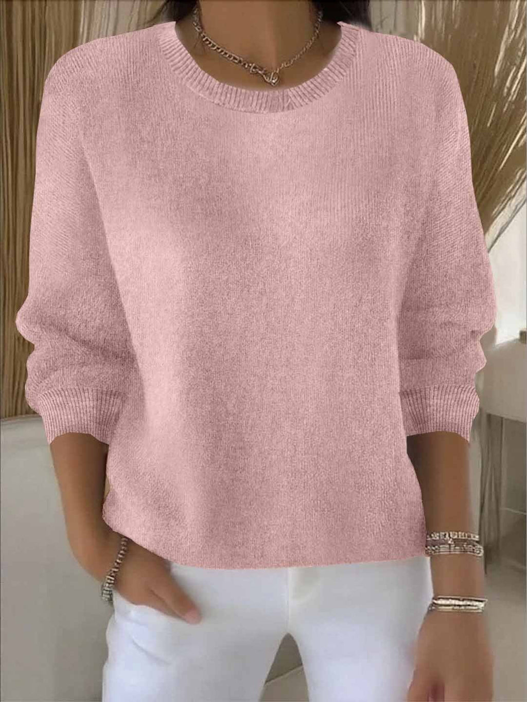 Eleganter und bequemer Damen-Strickpullover für den Alltag
