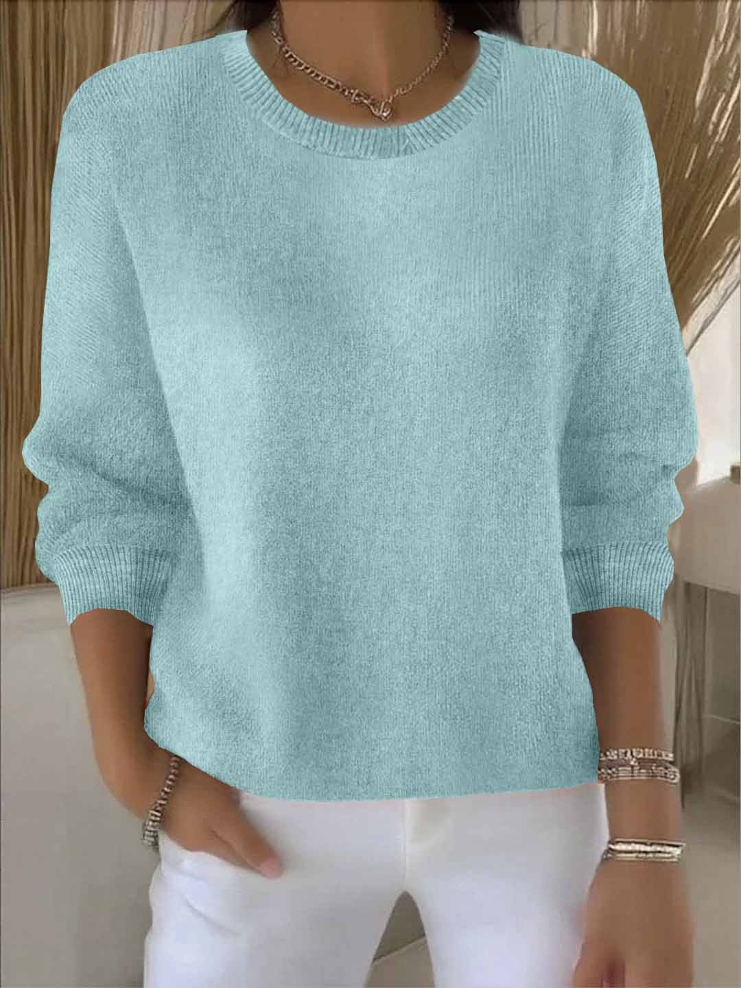 Eleganter und bequemer Damen-Strickpullover für den Alltag