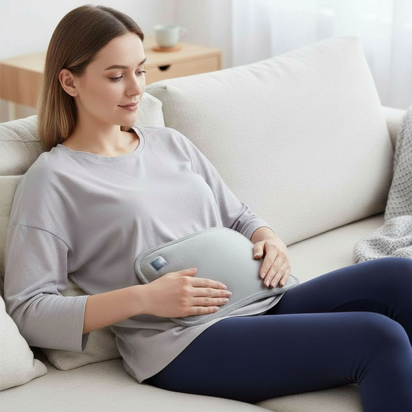 Portable Graphene Heating Pad | USB Rechargeable | 3 Temperature Levels | Ergonomic Hand & Belly Warmer | Includes Intelligent Auto Shut-Off