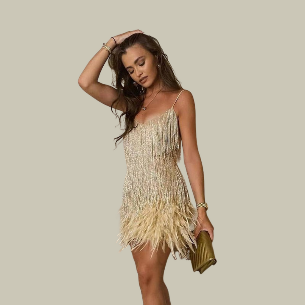 Luxuriöses Mini-Abendkleid für besondere Anlässe