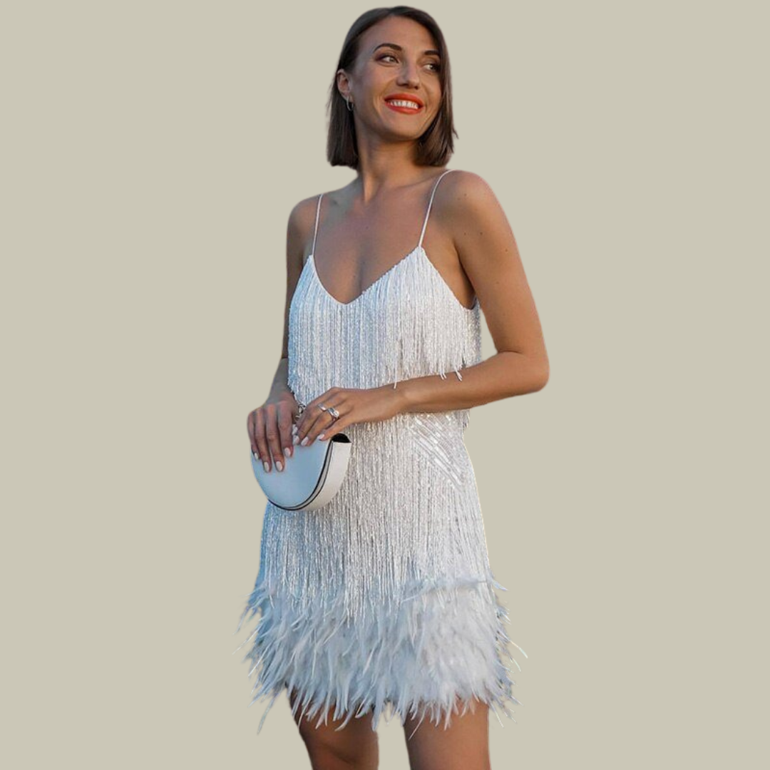 Luxuriöses Mini-Abendkleid für besondere Anlässe