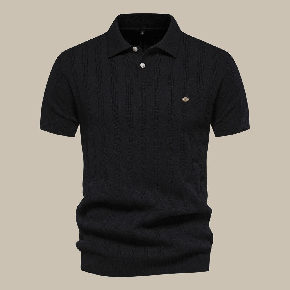 NOUVEAU RICHE Kurzärmeliges Poloshirt Herren Atmungsaktiv