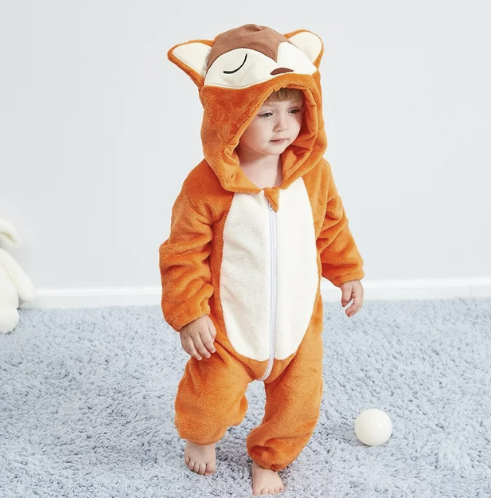 Baby-Kostüm Onesie – Weicher Tier-Onesie für Kleinkinder und Babys