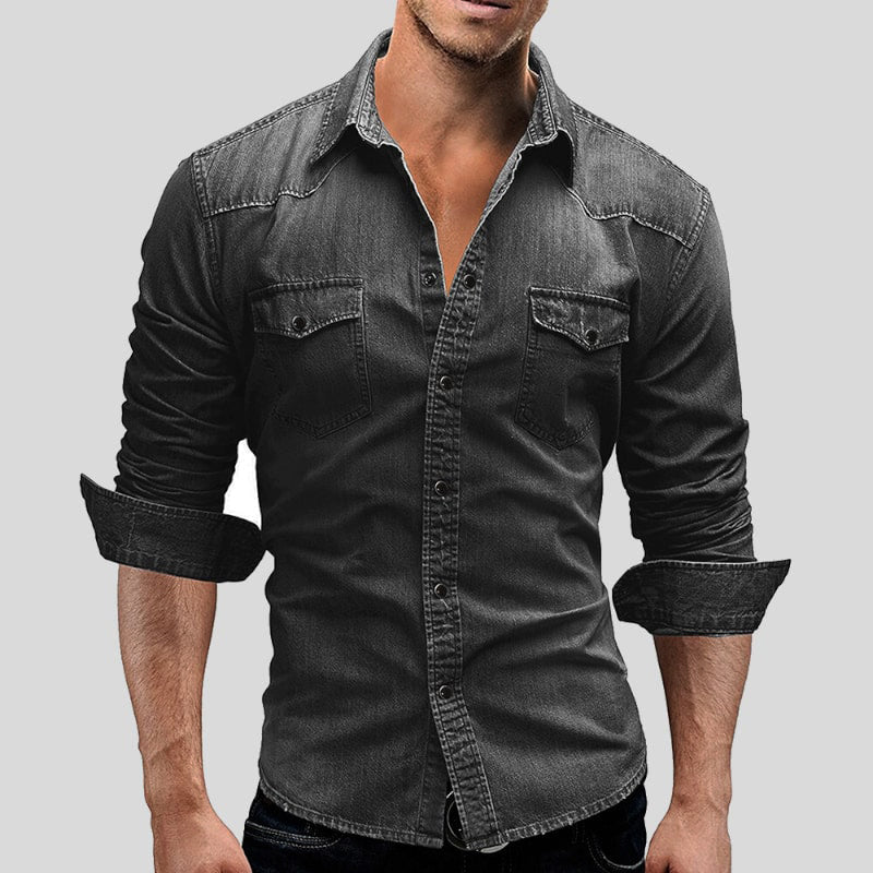 Denimbluse für Damen mit modernem Schnitt und stilvollem Alltagslook