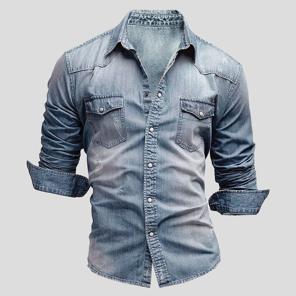 Denimbluse für Damen mit modernem Schnitt und stilvollem Alltagslook