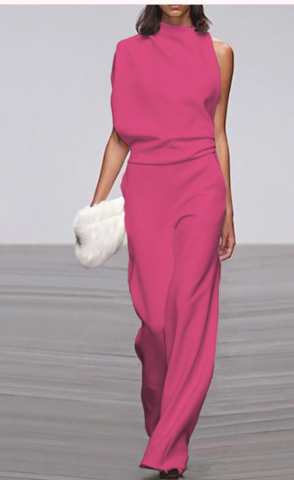 Sommer Jumpsuit für Damen | Luftiger Overall mit weitem Bein | Leichter Einteiler für Freizeit und Strand | Bequeme Passform