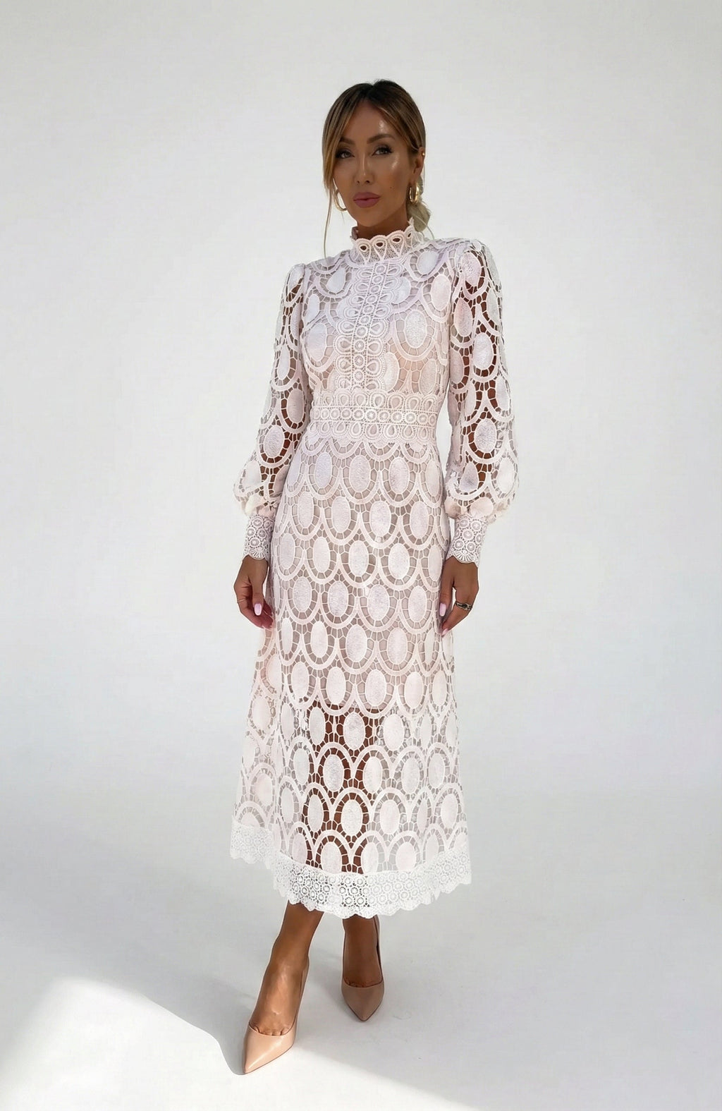 Sofia – Elegant midi dress for festive occasions