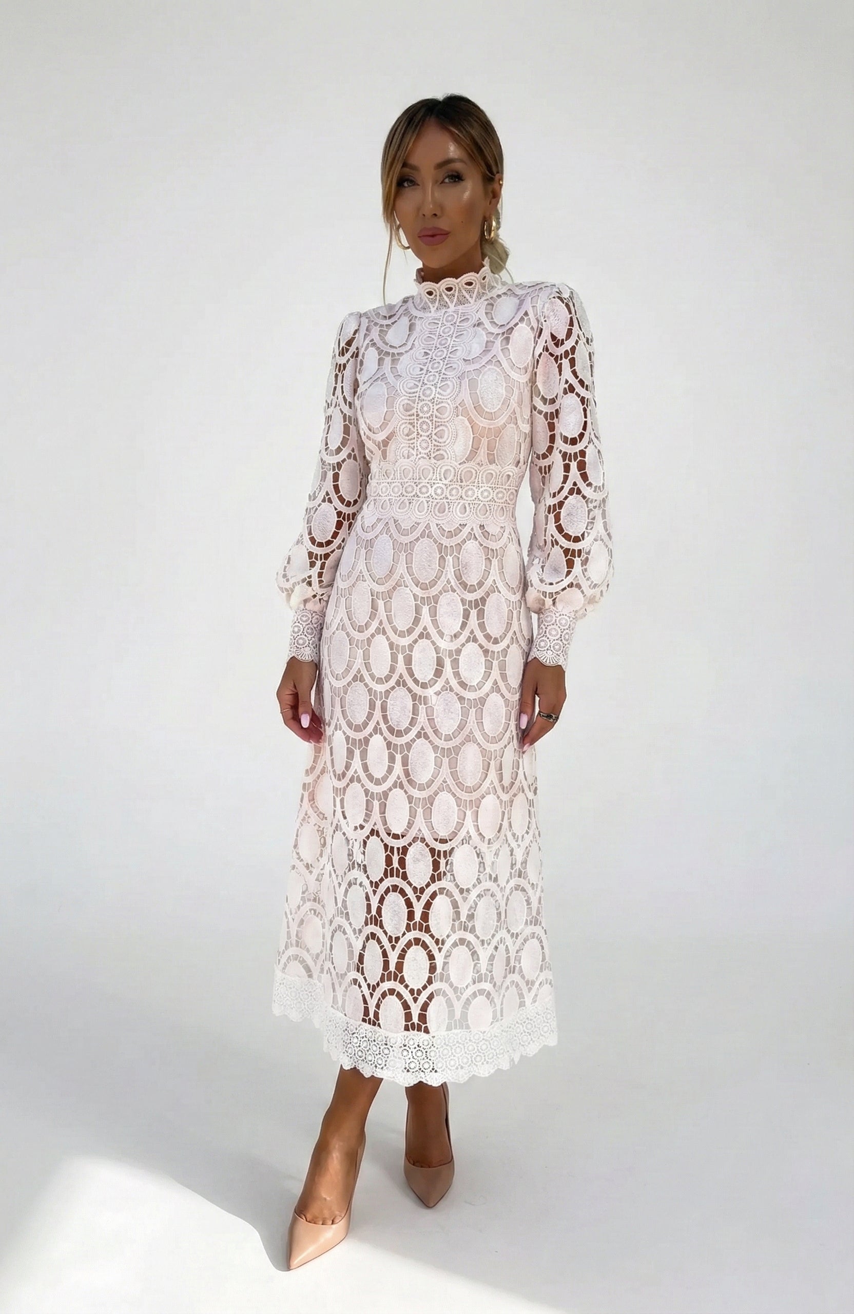 Sofia – Elegant midi dress for festive occasions