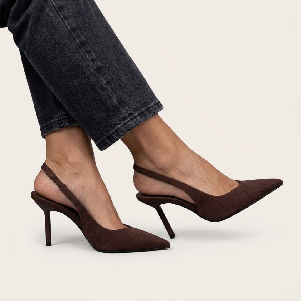 Orthopädische Schuhe Damen | Bequeme Halbschuhe mit kleinem Absatz & gepolsterter Innensohle für Büro und den Alltag