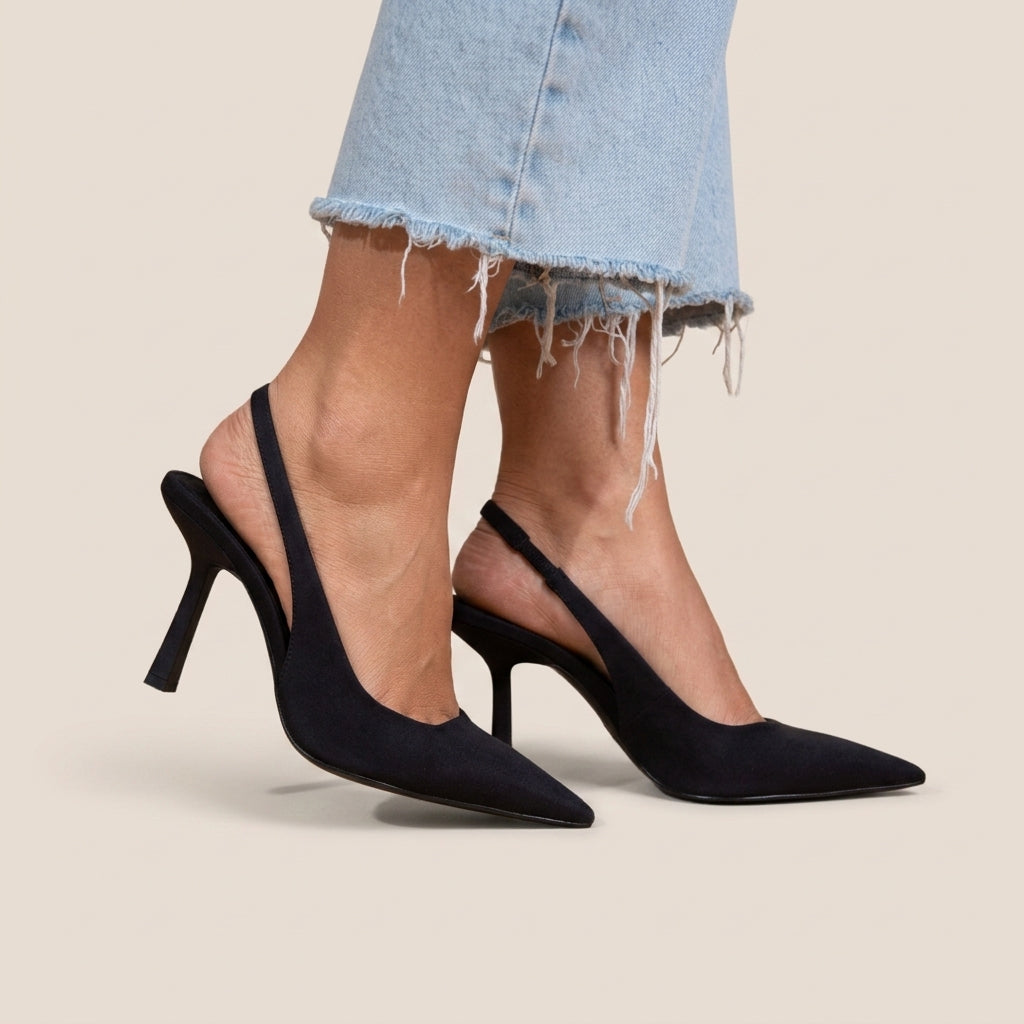 Orthopädische Schuhe Damen | Bequeme Halbschuhe mit kleinem Absatz & gepolsterter Innensohle für Büro und den Alltag