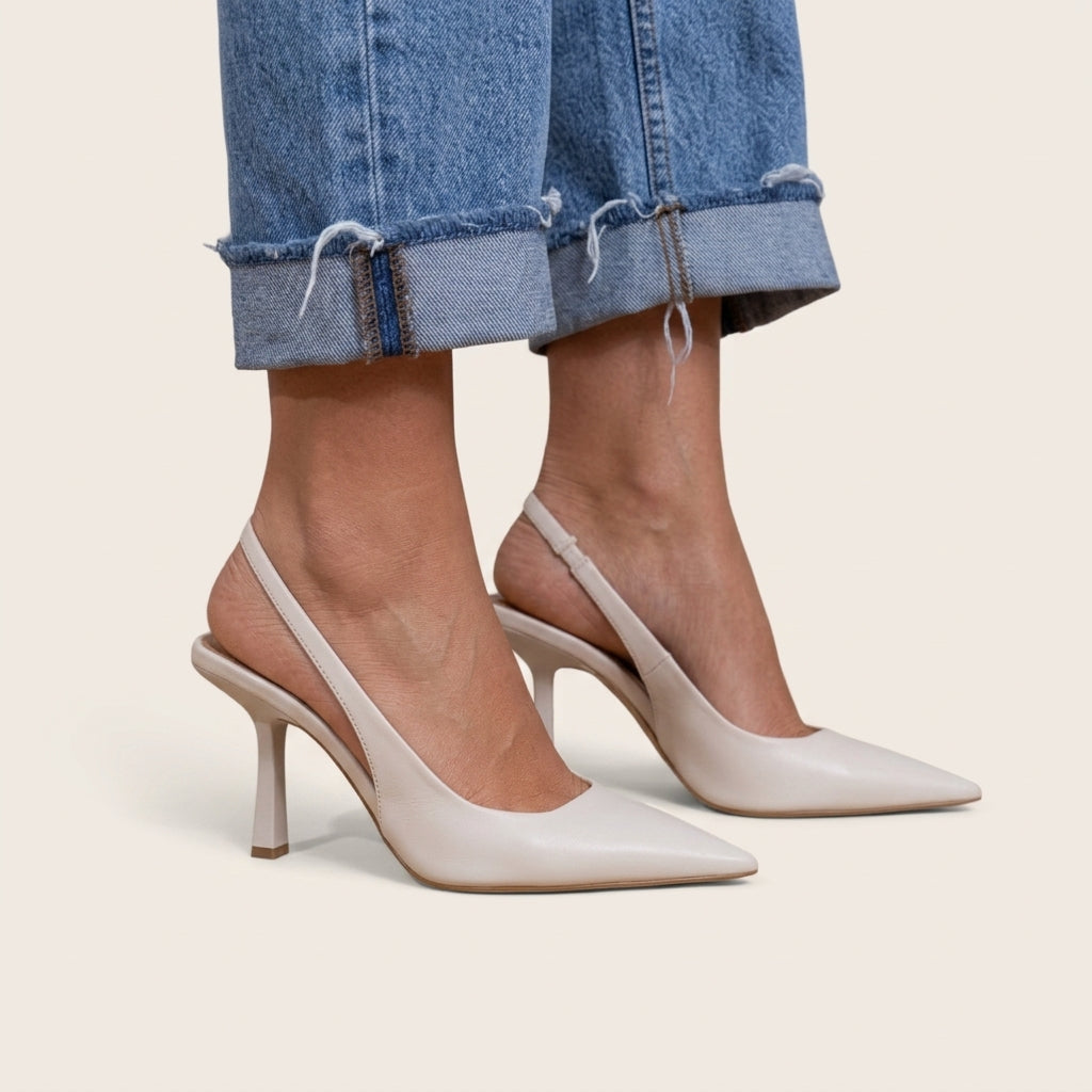 Orthopädische Schuhe Damen | Bequeme Halbschuhe mit kleinem Absatz & gepolsterter Innensohle für Büro und den Alltag