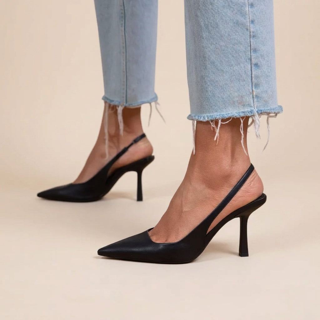 Orthopädische Schuhe Damen | Bequeme Halbschuhe mit kleinem Absatz & gepolsterter Innensohle für Büro und den Alltag
