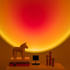 GlowBright | Retro Sunset LED Table Lamp – USB Powered, Compact Design 2