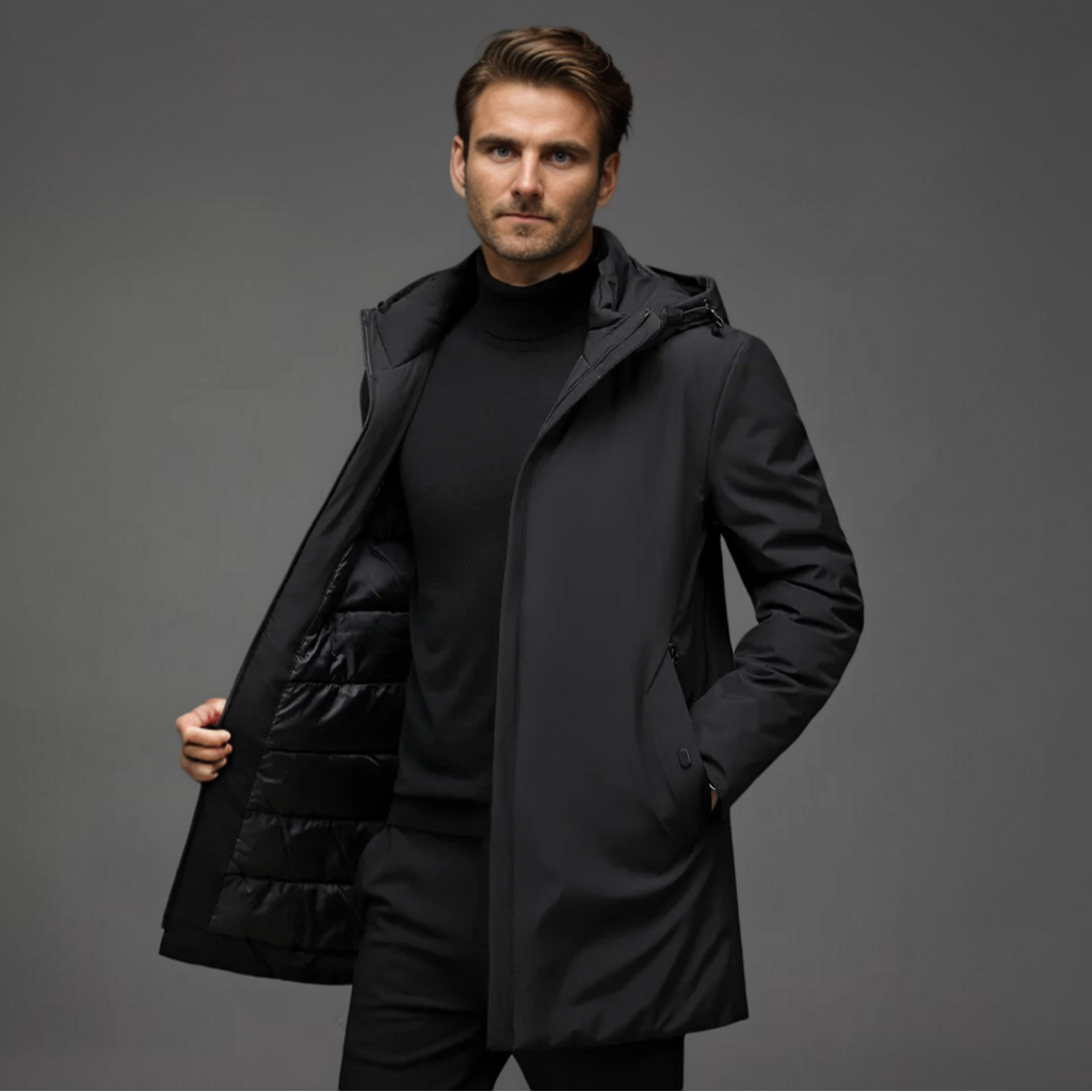Winterparka für Herren | Warme Jacke mit Kapuze