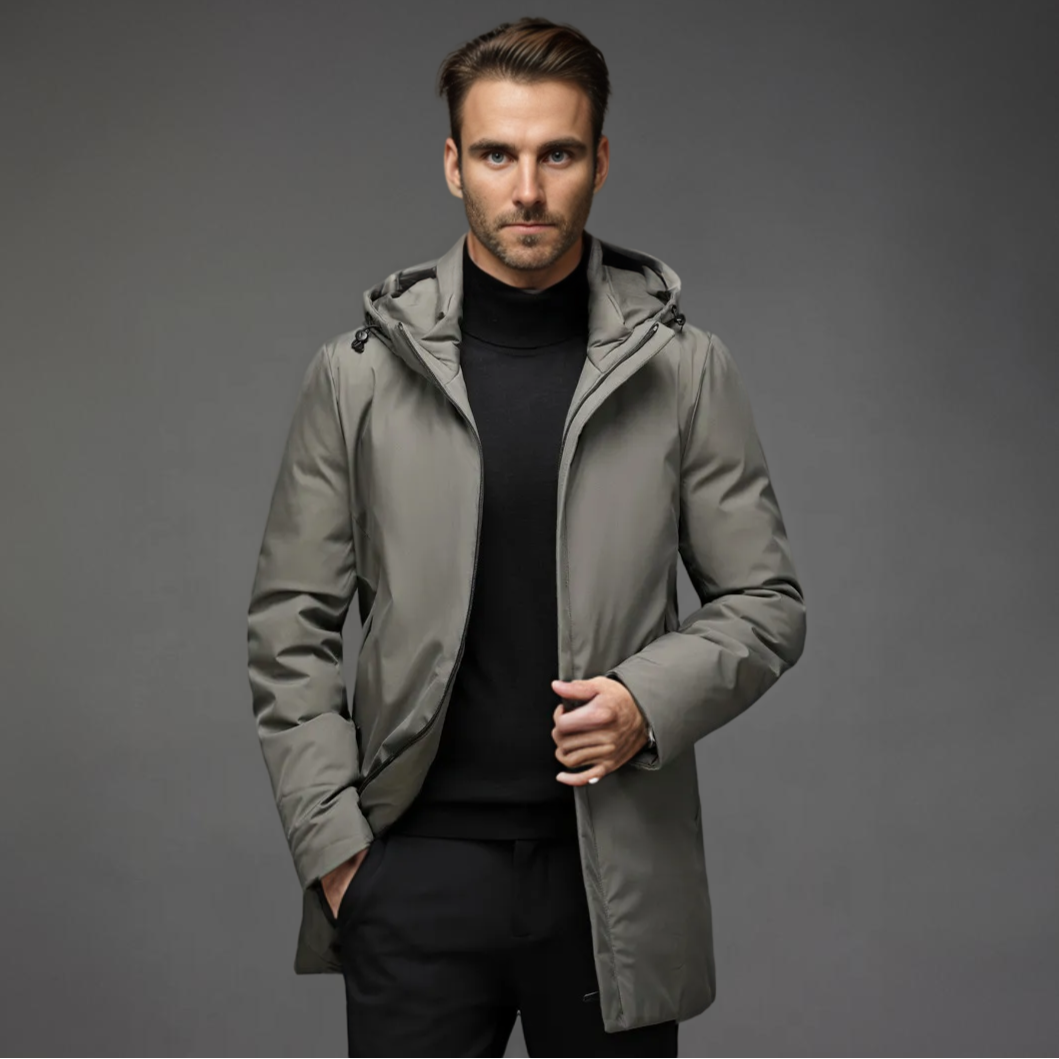 Winterparka für Herren | Warme Jacke mit Kapuze