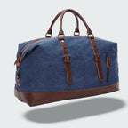 Icon | Leather Duffle Bag for Men - Durable Canvas Weekender Design 4