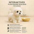 Interactive plush dog toy for children