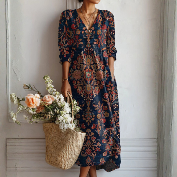Elegant linen dress