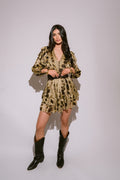 Safari dress for women with belt and relaxed fit