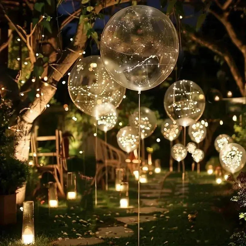 LED-Ballon-Set mit 10 Stück – Warmes Leuchten für jeden Anlass Zorenza