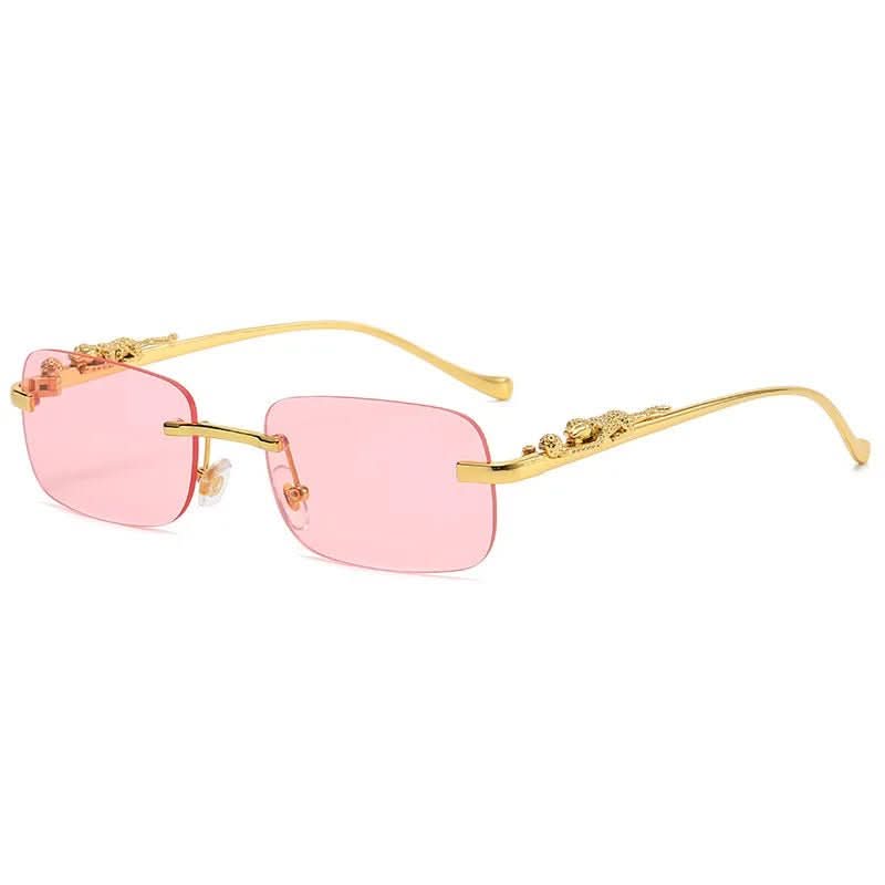 LeophaZe | Men's Rimless Sunglasses – Leopard Head Design, UV400 Protection 17