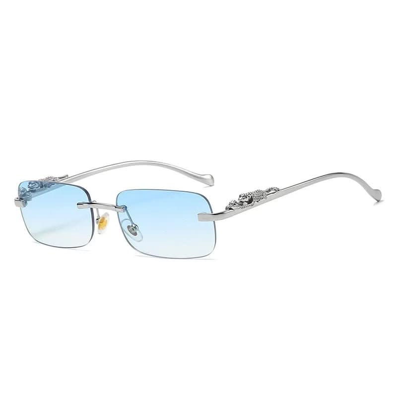 LeophaZe | Men's Rimless Sunglasses – Leopard Head Design, UV400 Protection 19