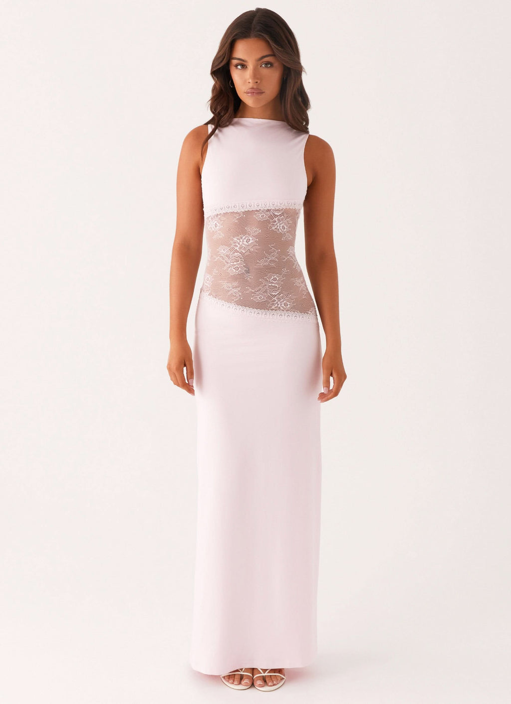 Women's Cocktail Sleeveless Lace Cutout Maxi Dress - product image 9