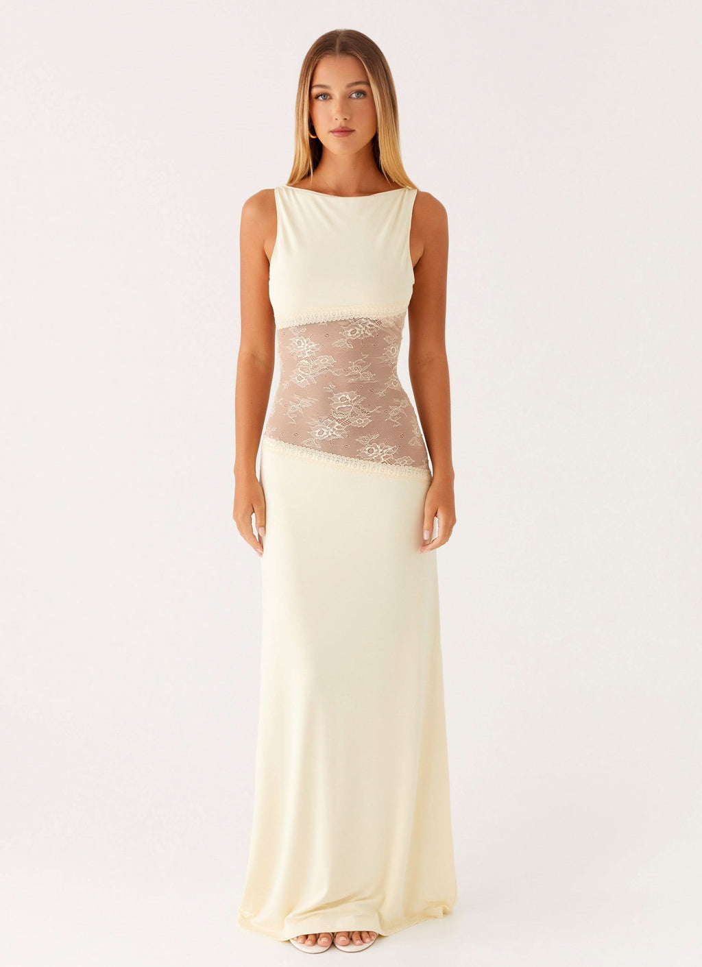 Women's Cocktail Sleeveless Lace Cutout Maxi Dress - product image 10