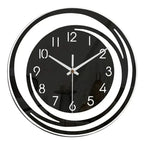 Modern Scandinavian | Wall Clock - Black Acrylic Design, Silent Mechanism 4