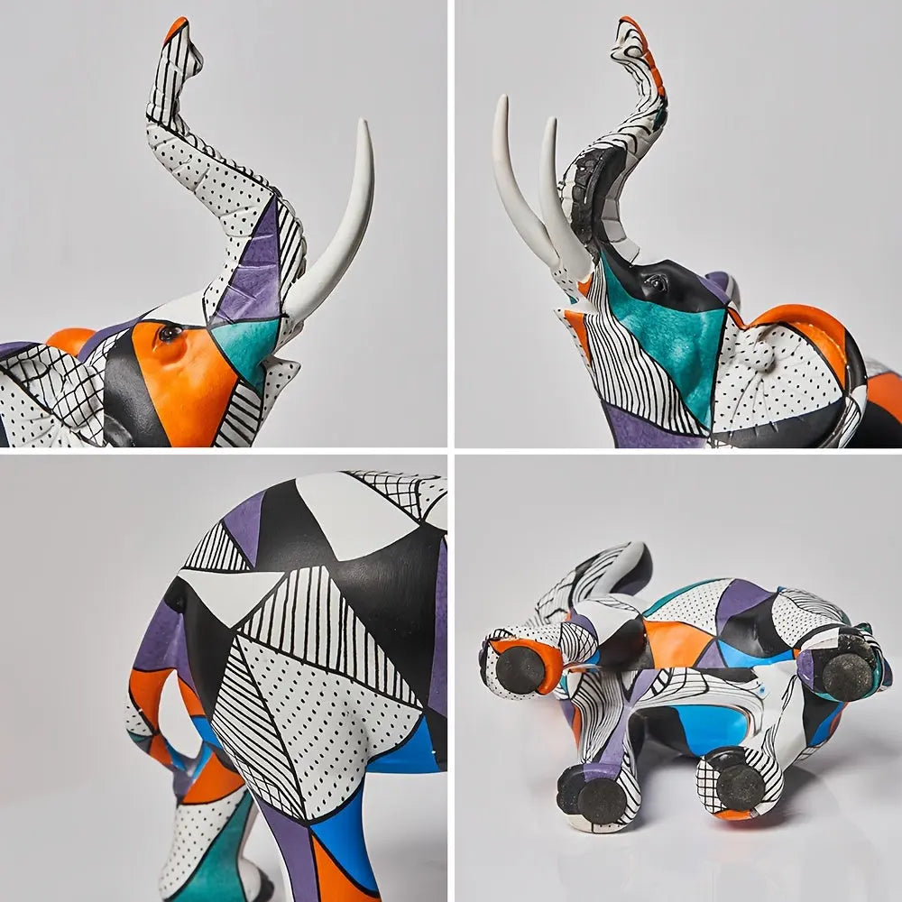 Mosaic Majesty Elephant Figurine Inovessa