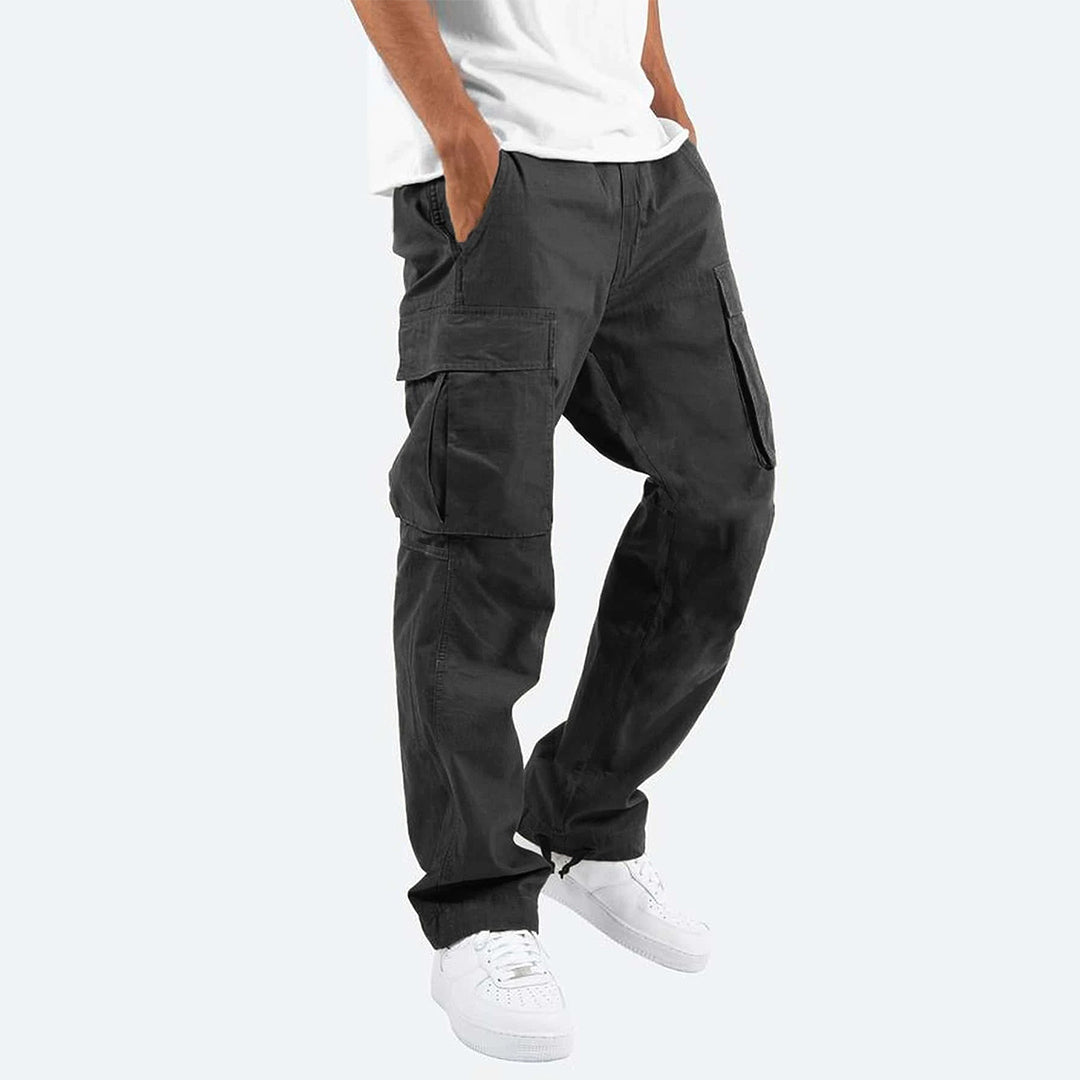 Multifunktionale Herren Cargohose Mit Mehreren Taschen