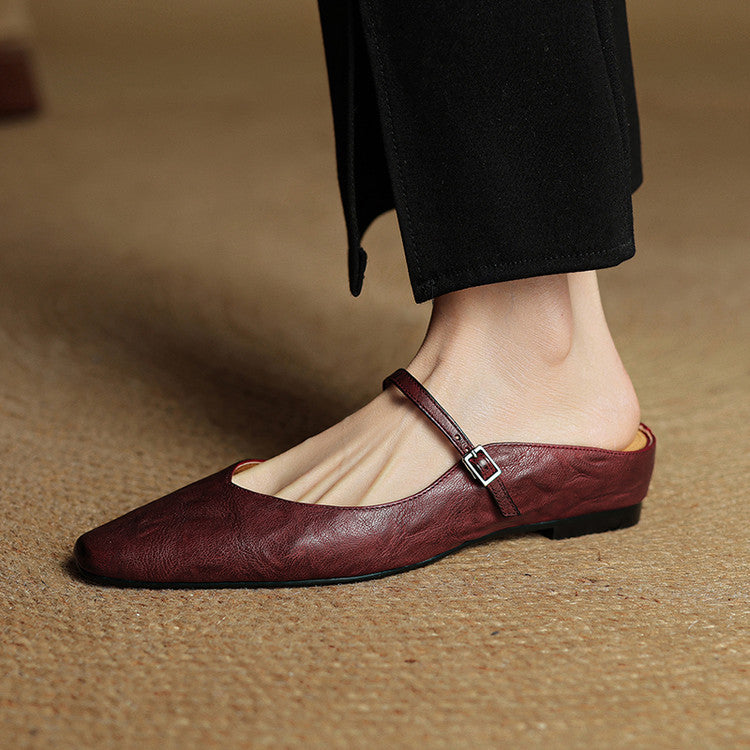 Orthopädische spitz zulaufende Komfort-Ballerinas