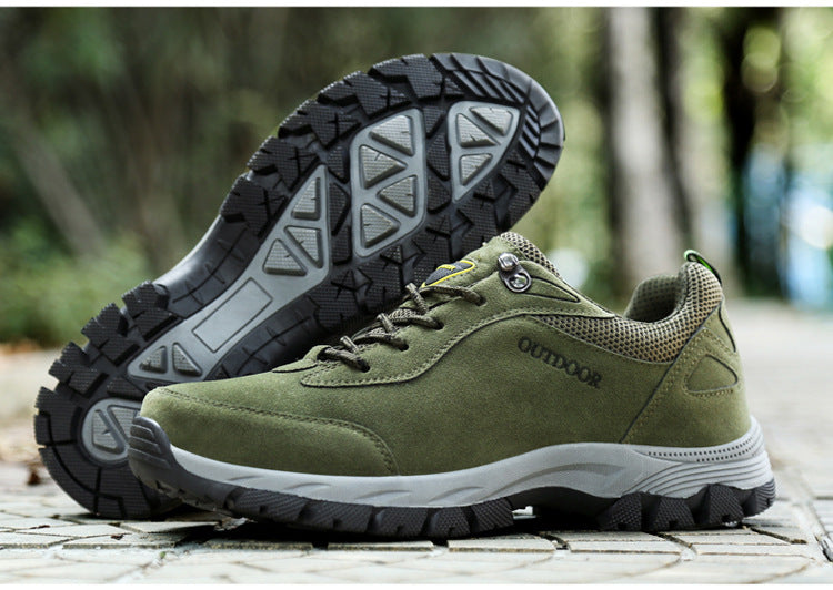 Orthopädische Wanderschuhe für Herren | Bequeme Trekkingschuhe mit Dämpfung gegen Fersensporn | Atmungsaktiv & Robust