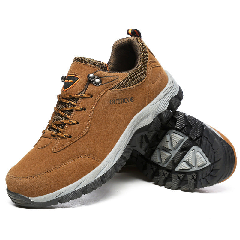 Orthopädische Wanderschuhe für Herren | Bequeme Trekkingschuhe mit Dämpfung gegen Fersensporn | Atmungsaktiv & Robust