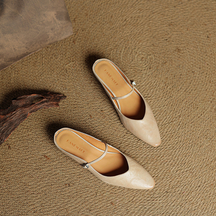 Orthopädische Damen Ballerinas mit offener Zehenpartie | Bequeme Sommerschuhe mit ergonomischer Sohle für den Alltag