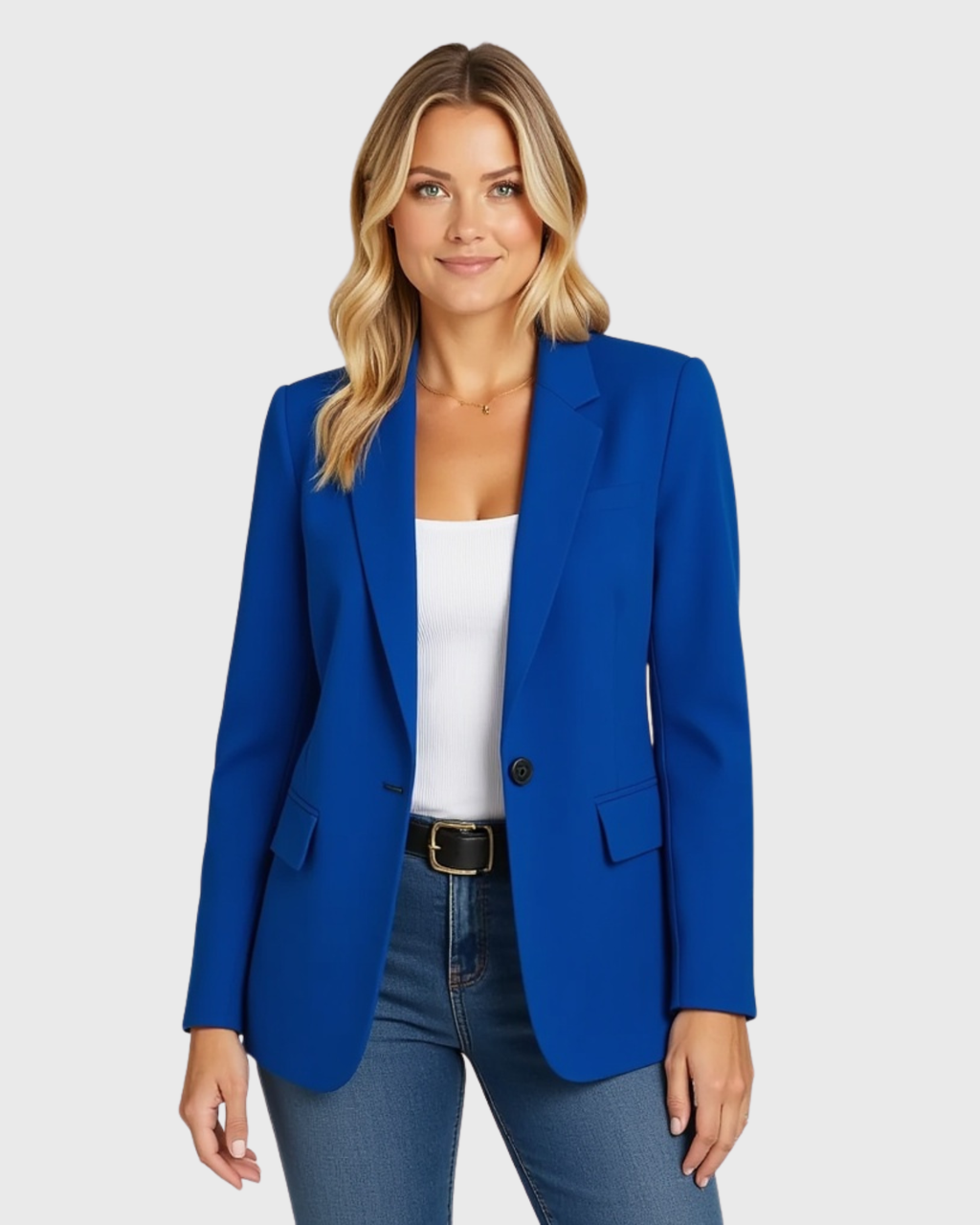 Taillierter Damenblazer mit strukturierter Silhouette