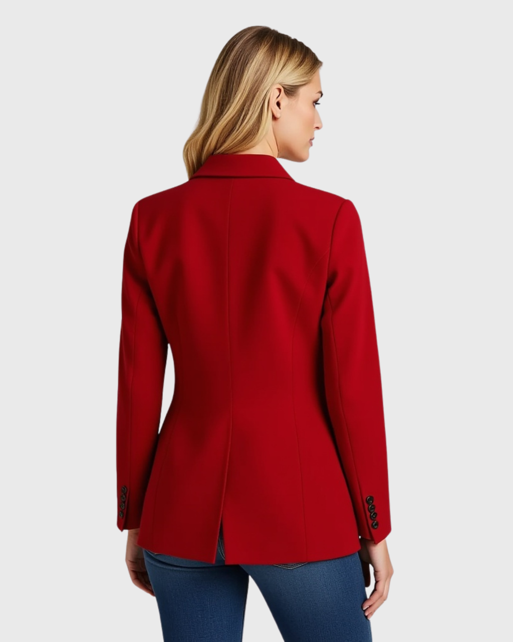 Taillierter Damenblazer mit strukturierter Silhouette