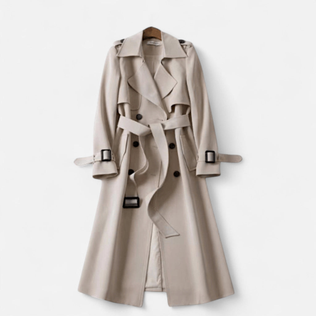 Vintage-Trenchcoat für Damen mit modernem, ikonischem Schnitt