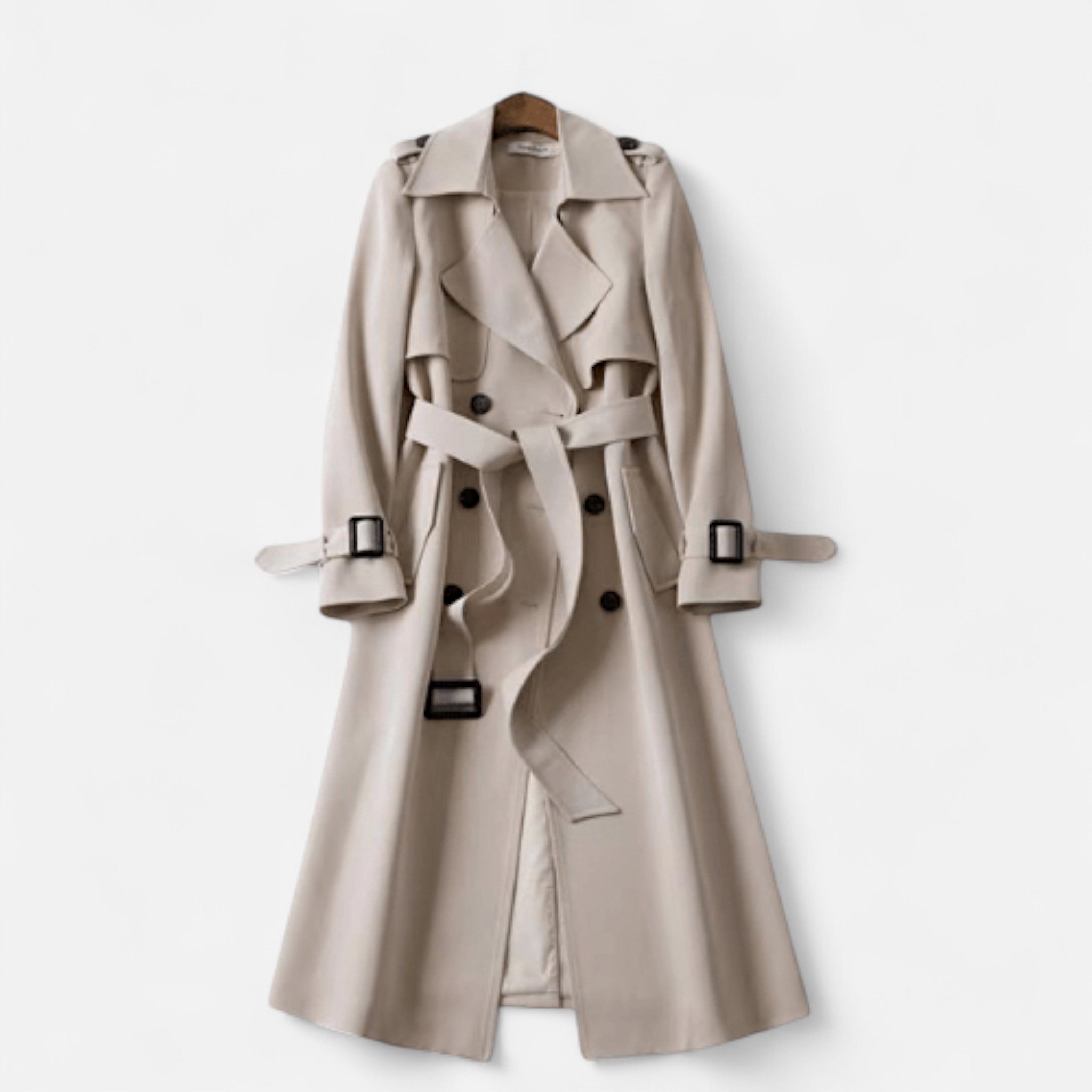Vintage-Trenchcoat für Damen mit modernem, ikonischem Schnitt