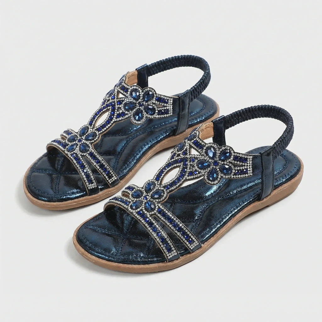 Women's sandal with decoration