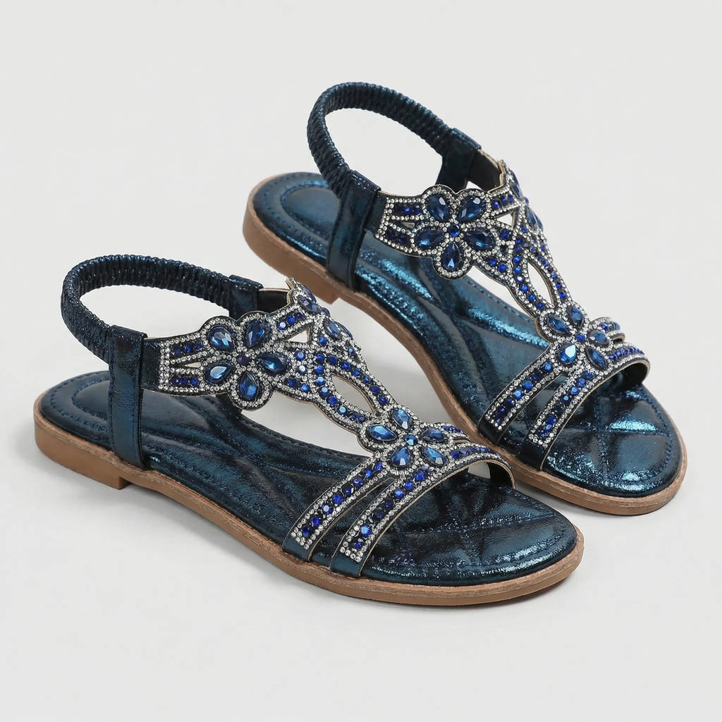 Women's sandal with decoration