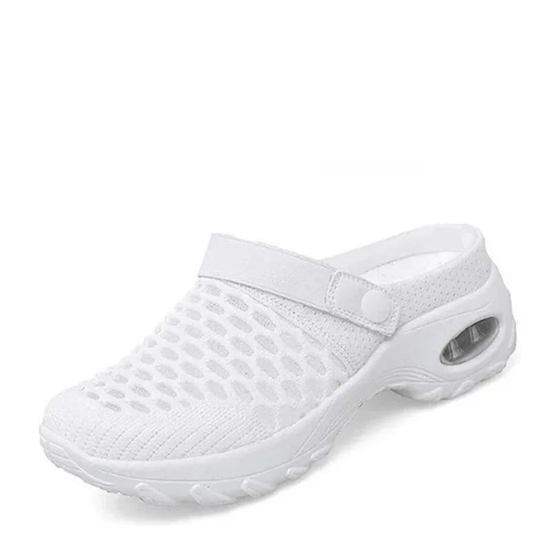 NOUVEAU RICHE Luftpolsterschuhe Mit Starker Dämpfung Für Diabetiker Weiß