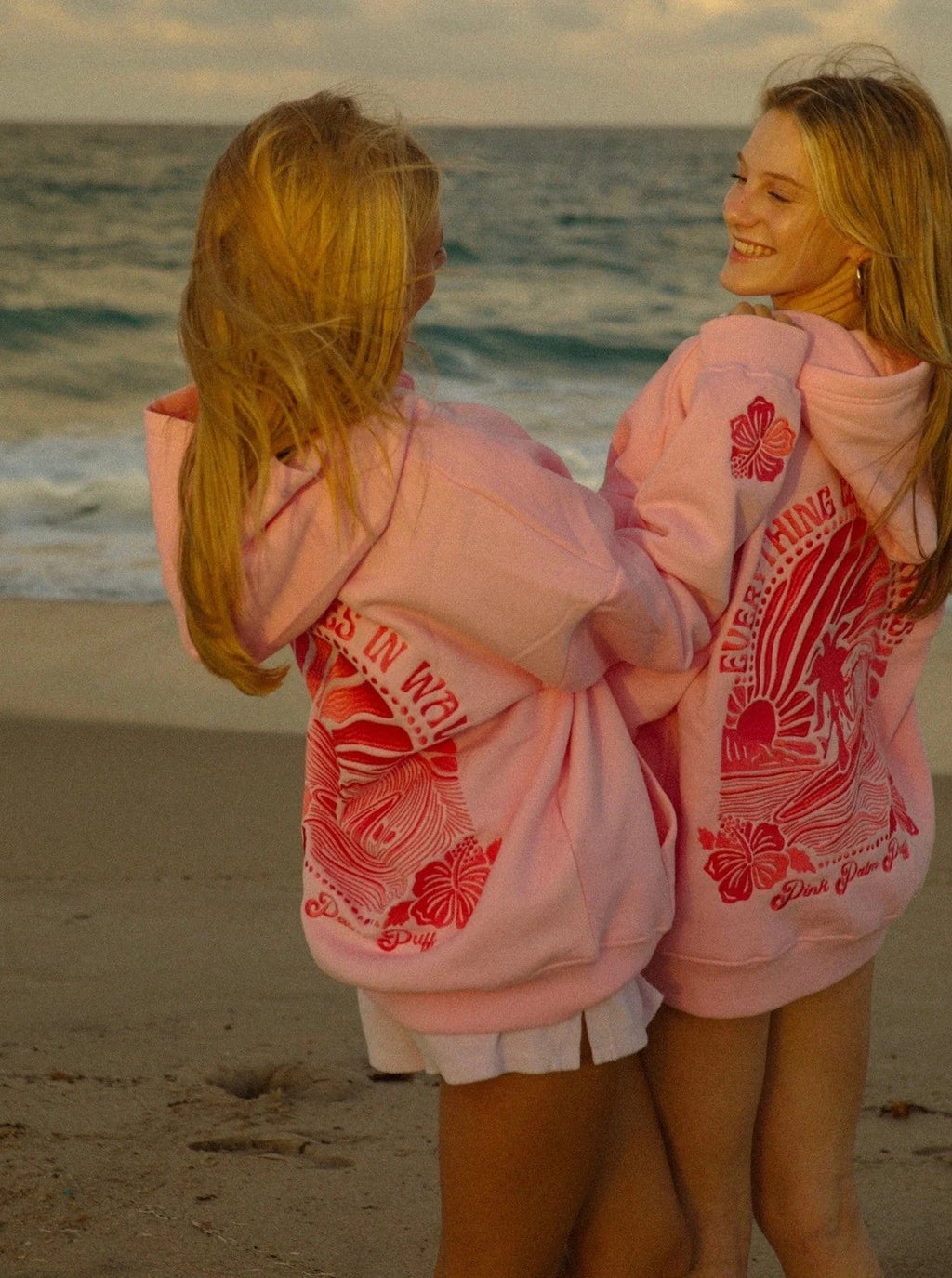 NOUVEAU RICHE Kapuzenpullover Mit Wellenstickerei Flauschiger Alltagslook