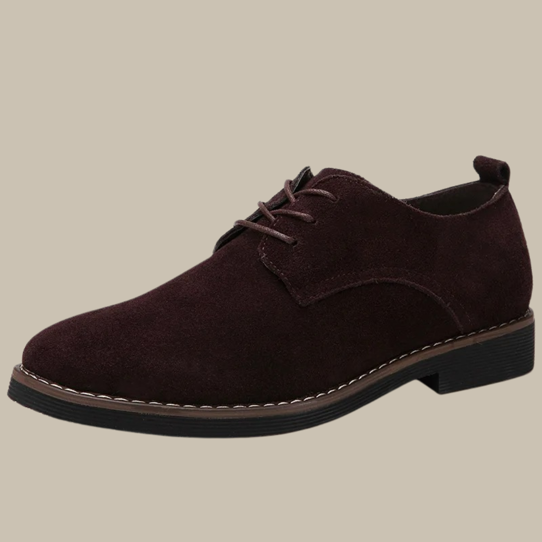 Elegante Oxford-Schuhe aus genarbtem Leder für Herren