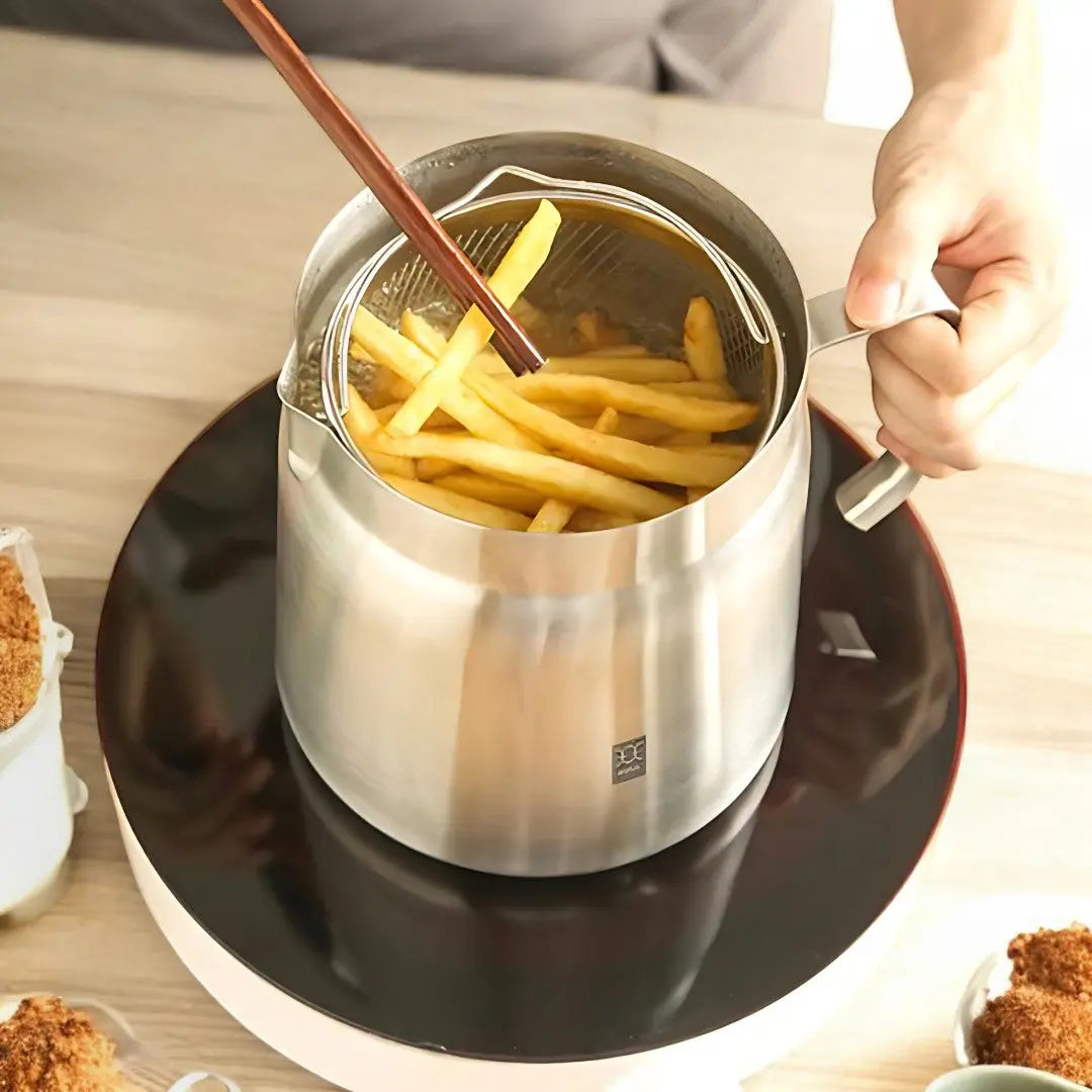 PureFry Oil Strainer & Frying Pot Inovessa