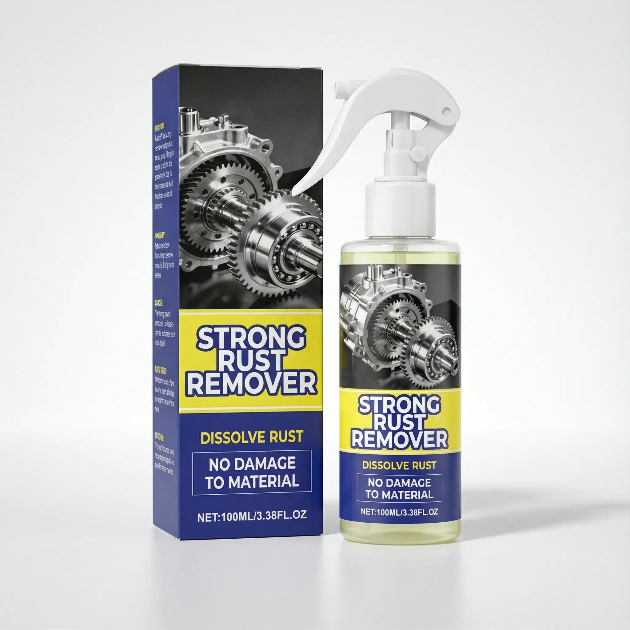 Rostentferner-Spray – Schnelle Formel für Werkzeug, Autoteile & Metall | Kein Schrubben | 100ml