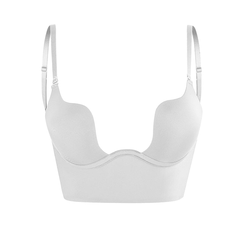 Rückenfreier BH für Damen | Nahtloser Push-up BH für rückenfreie Kleider und tiefe Ausschnitte | Bequemer Halt für jeden Tag