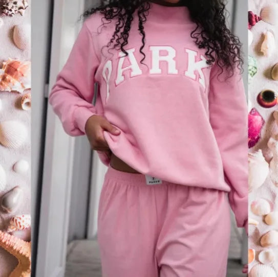 Oversized pullover with graphic print