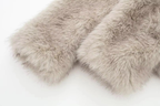 Eleganter Fake Fur Wintermantel für Damen